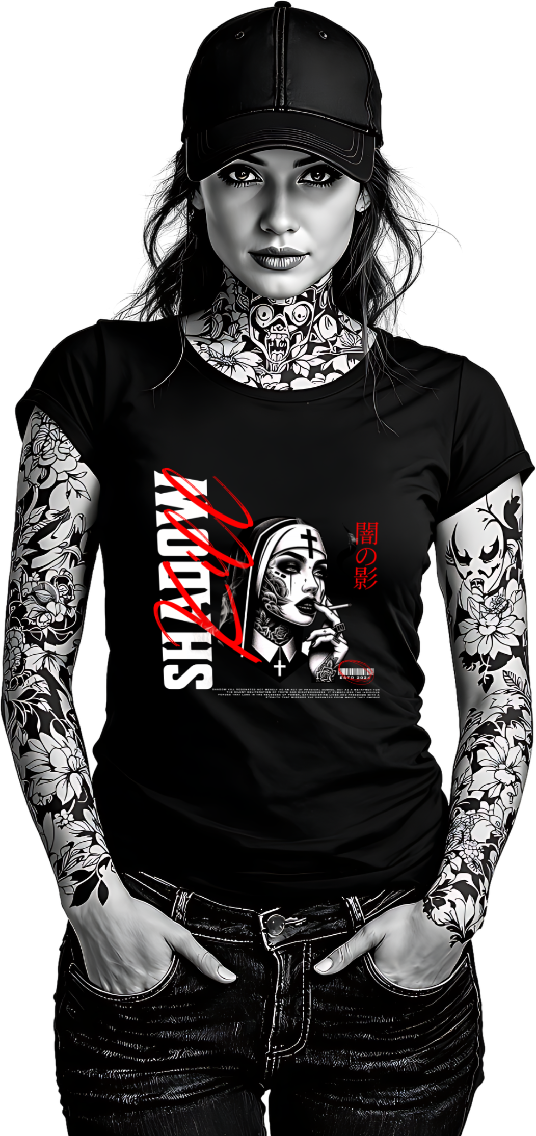 Veins Mockup Hero Woman